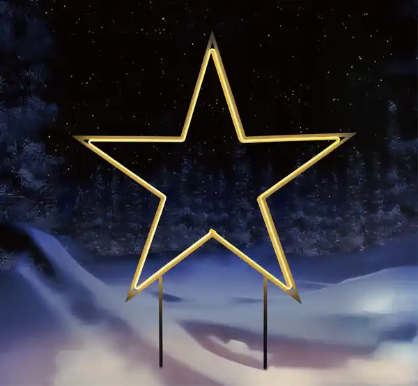 Bild 1 von TrendLine LED Stecker Stern Ø 90 x 102 cm warmweiß