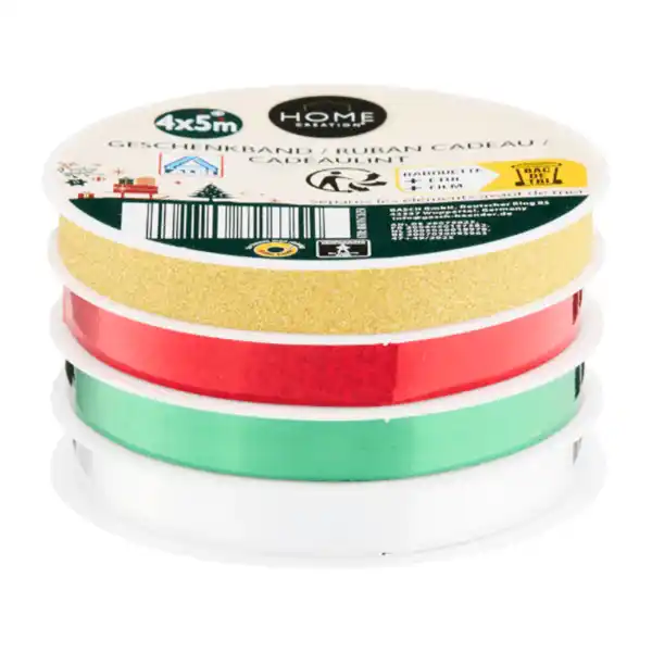 Bild 2 von HOME CREATION Weihnachtsgeschenkband / -bänder