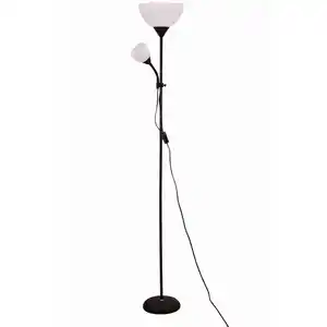 toom Stehleuchte 'Charlotta' Metall schwarz 175 x Ø 25 cm