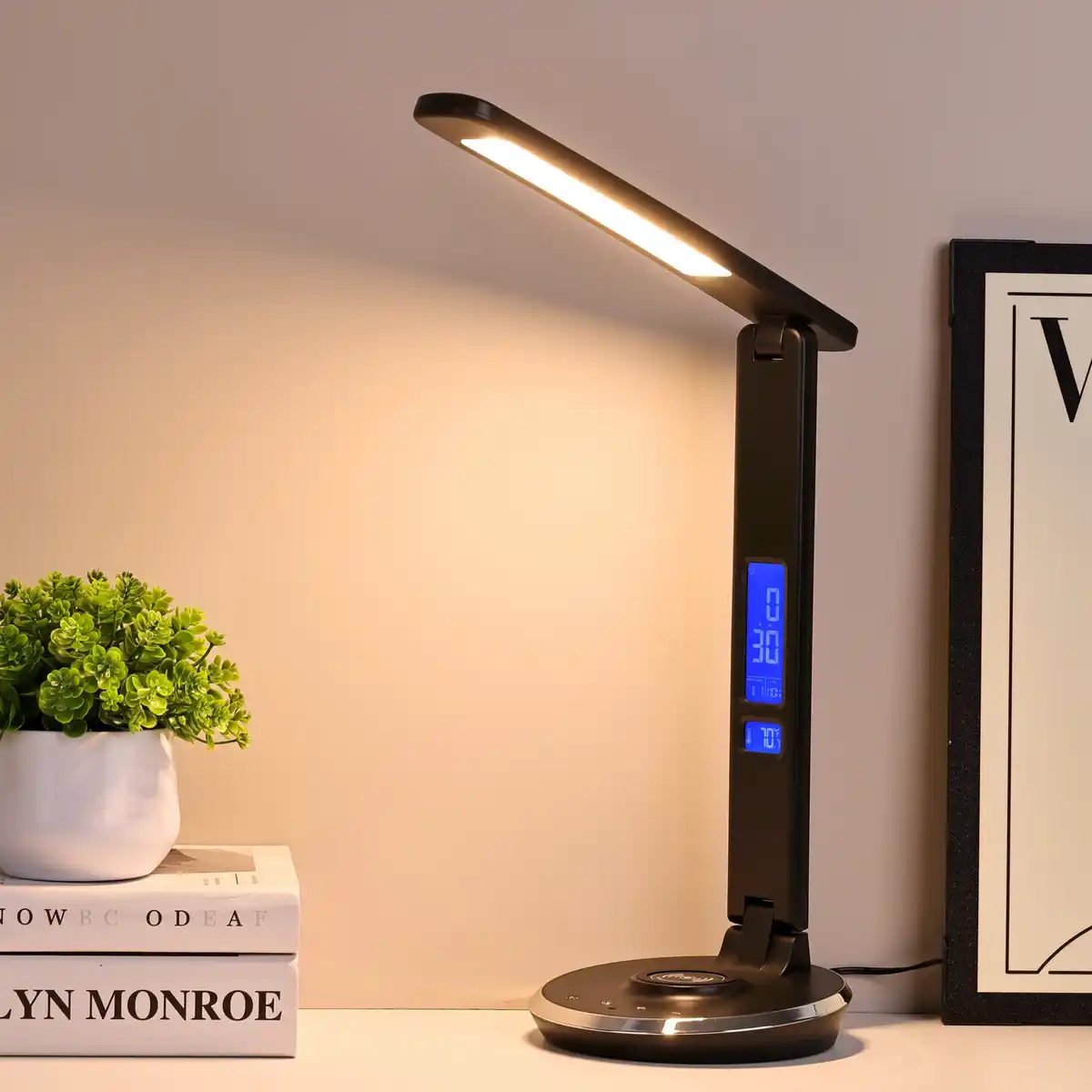 Bild 4 von CASAYA LED-Tischlampe »TORSBY«, 5,3 w, schwarz, H: 45 cm, Ladestation