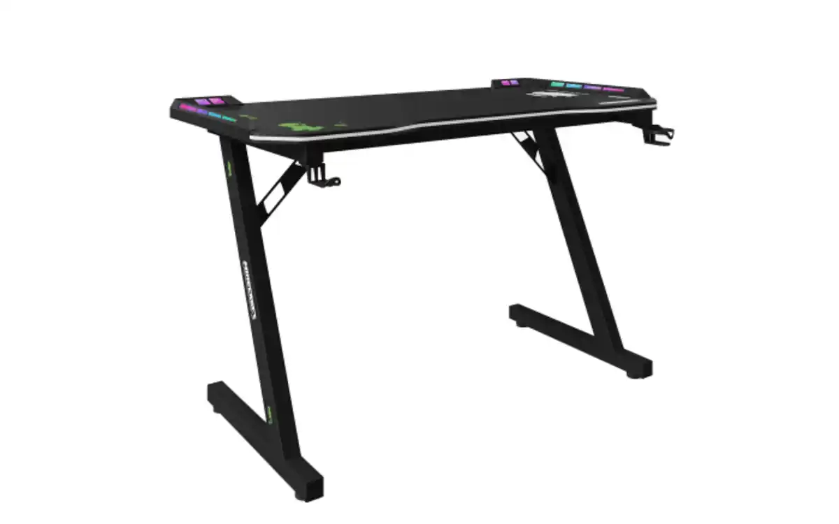 Bild 1 von Phoenix Group AG - Minecraft Gaming Tisch, schwarz, 120 x 74 cm, inkl. Getränkehalterung