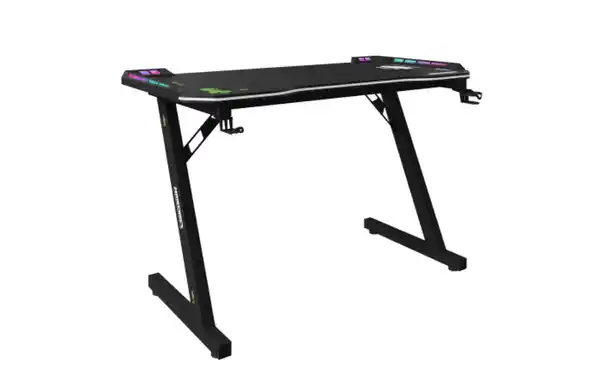 Bild 1 von Phoenix Group AG - Minecraft Gaming Tisch, schwarz, 120 x 74 cm, inkl. Getränkehalterung