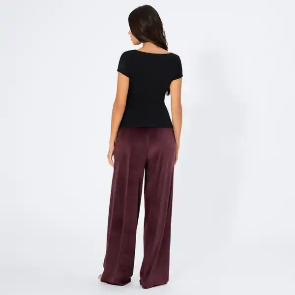 Bild 4 von Damen-Homewear-Hose aus Velours