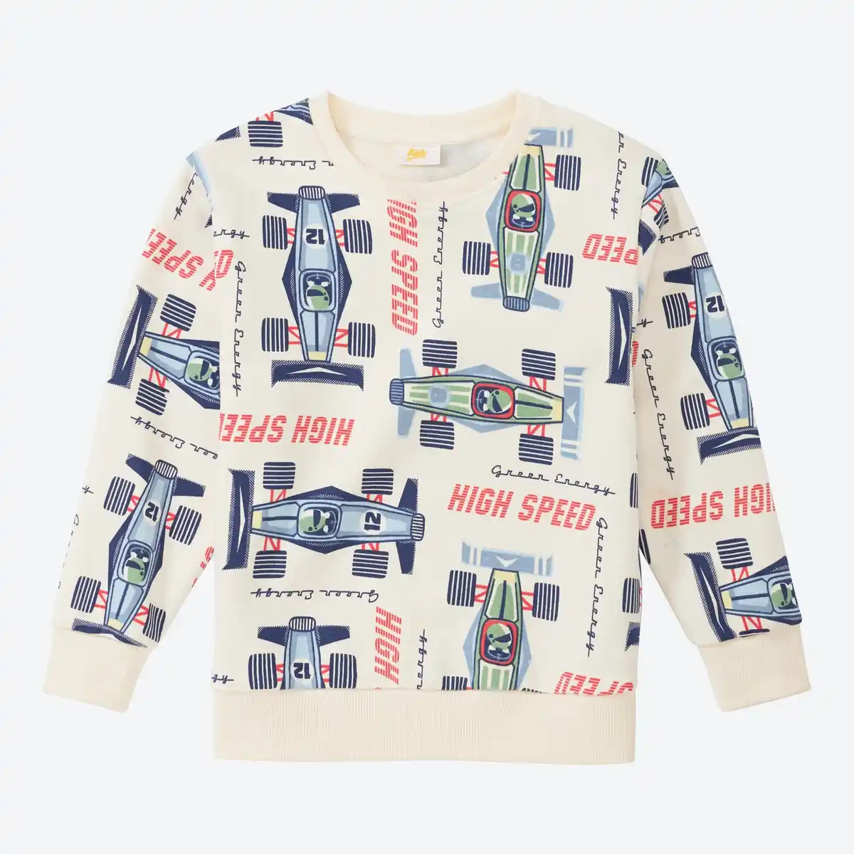 Bild 1 von Kinder-Jungen-Sweatshirt mit Rundhalsausschnitt