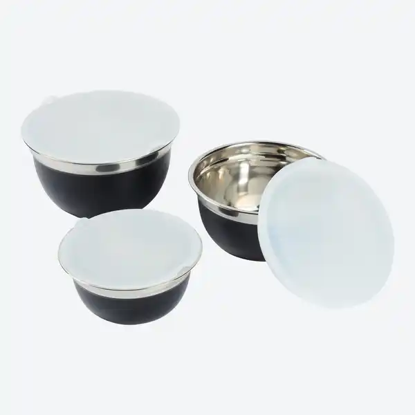 Bild 1 von Schüssel-Set aus Edelstahl, 3-teilig, Ø ca. 14-18 cm