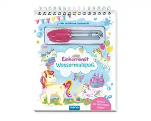 Zauber-Malbuch Einhornwelt, Wassermalspaß