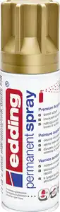 Edding Permanentspray Premium-Acryllack reichgold seidenmatt, 200 ml