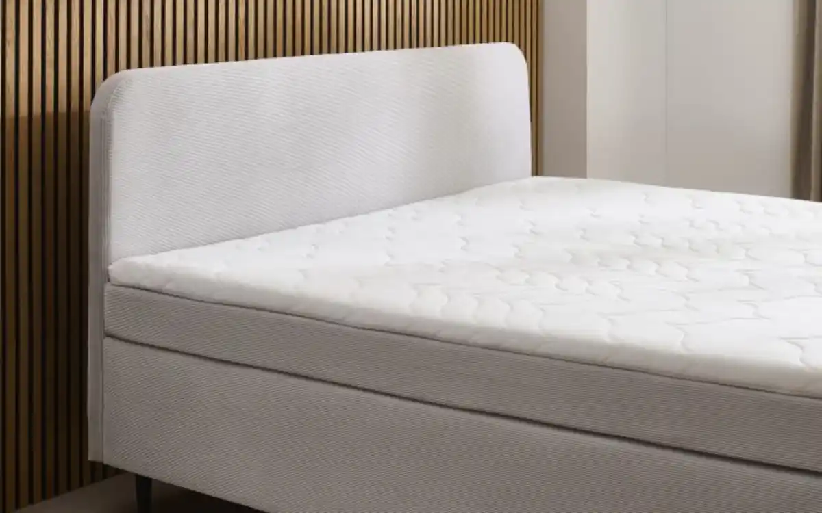 Bild 3 von Boxspringbett Villach, silber, 140 x 200 cm, inkl. Topper