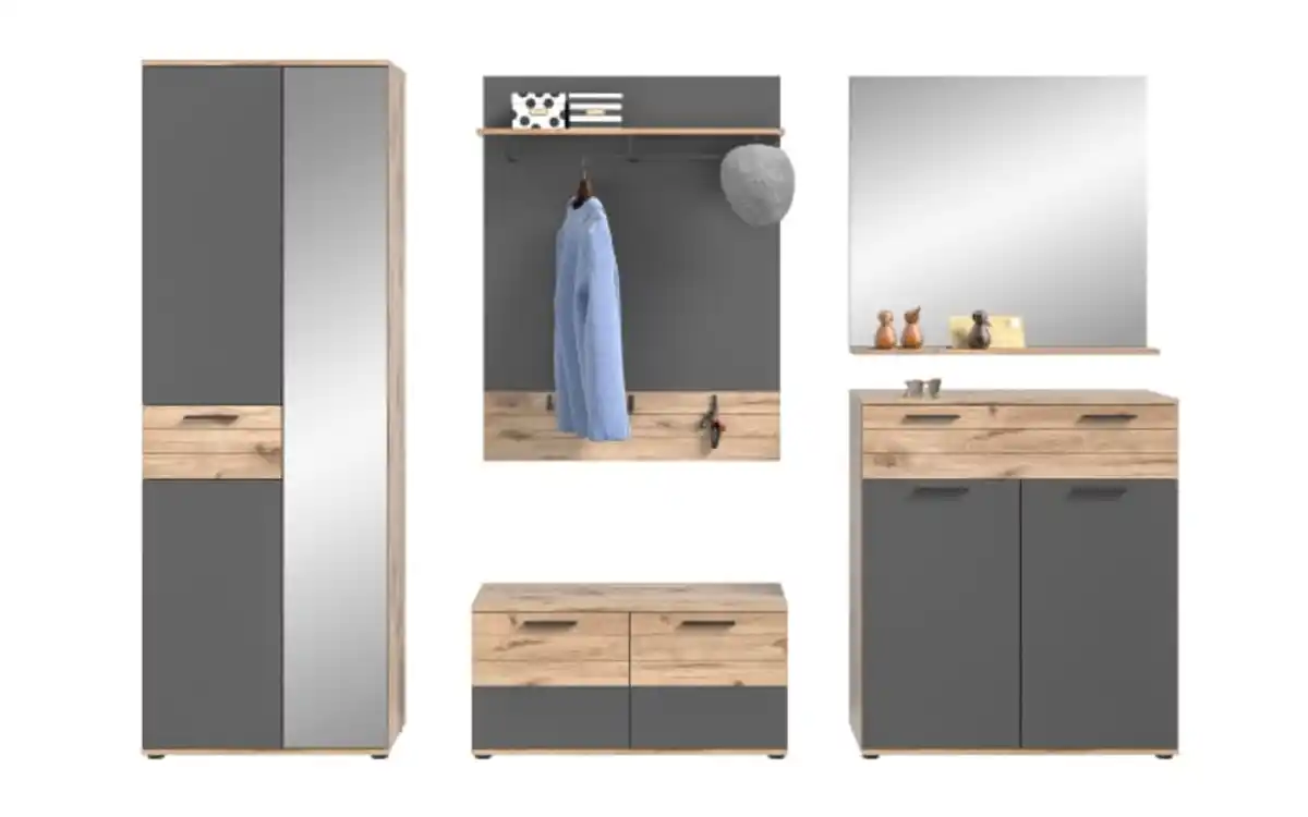 Bild 4 von Xonox Home - Spiegel Mason, Eiche-Nachbildung, 90 x 84 cm