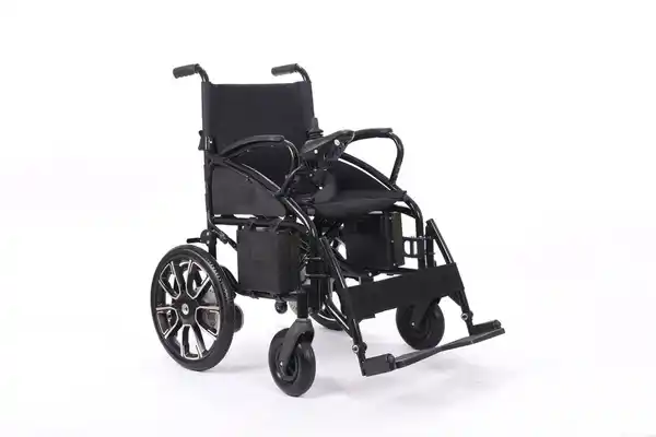 Bild 1 von Elektrischer Rollstuhl aus Edelstahl RST04-SCH ,Akku 24V 20AH, 7km/h