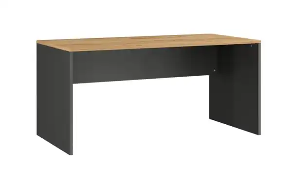 Bild 1 von Vito - Schreibtisch Podium, Eiche Navarra Nachbildung/graphit matt