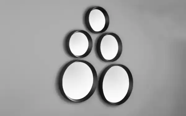 Bild 2 von Dekospiegelset Lia, schwarz