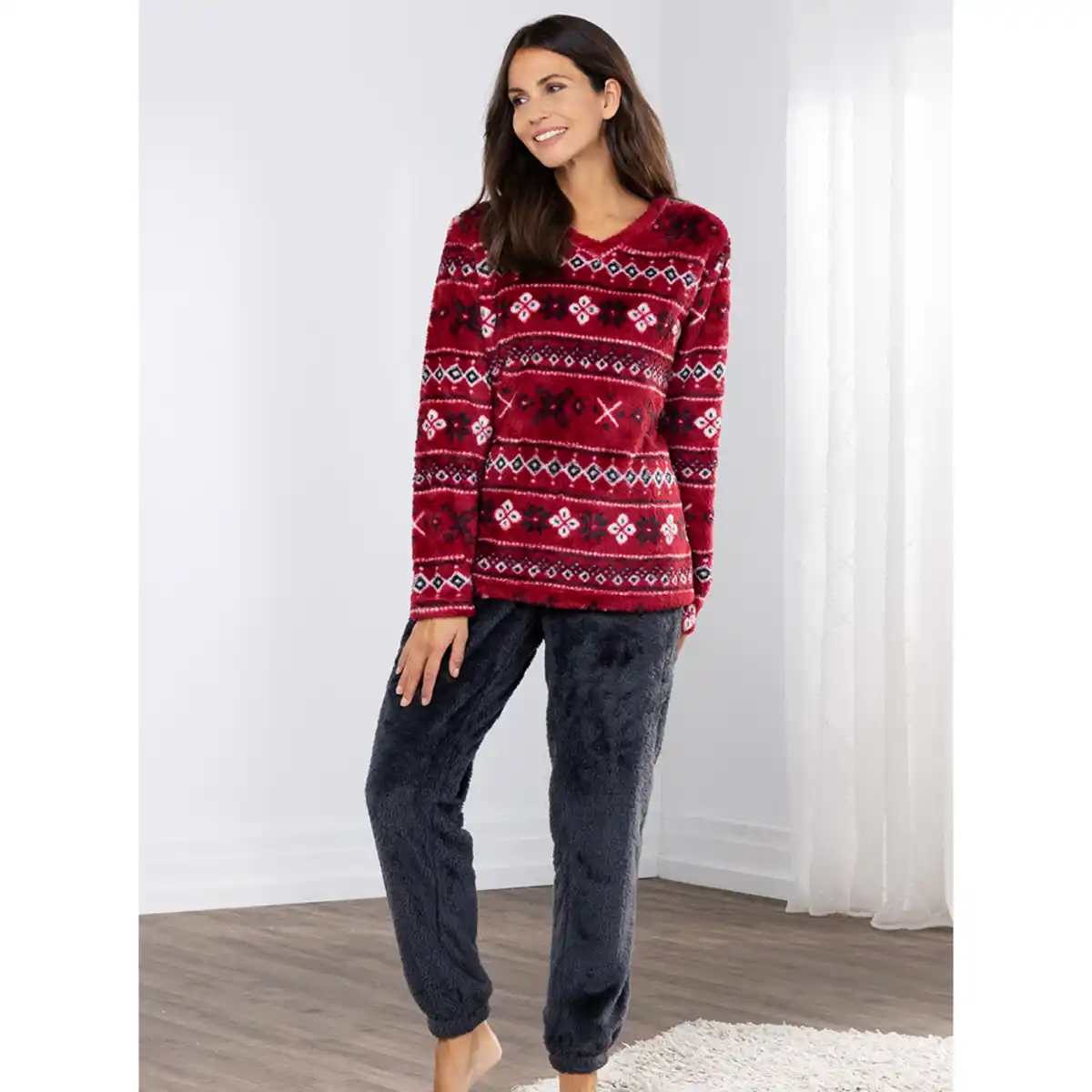 Bild 2 von Coral-Fleece-Schlaf-/ Hausanzug