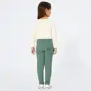 Bild 4 von Kinder-Mädchen-Sweatleggings mit elastischem Bund