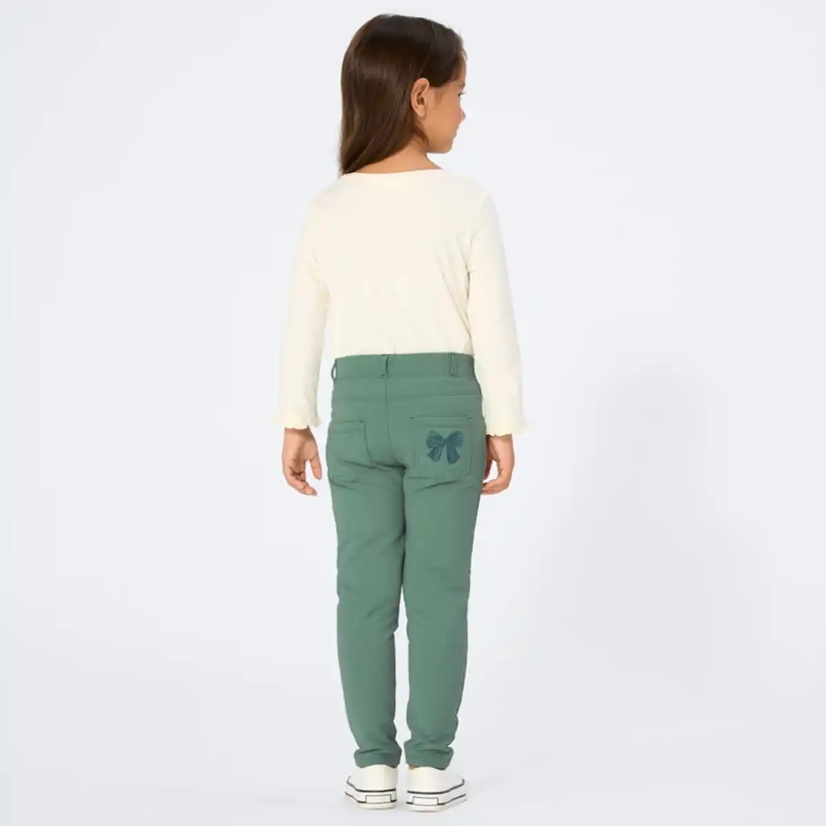 Bild 4 von Kinder-Mädchen-Sweatleggings mit elastischem Bund