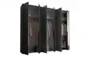 Bild 3 von Pol Power - Drehtürenschrank Kevo, graphit, 270 x 225 cm, inkl. Spiegeltüren