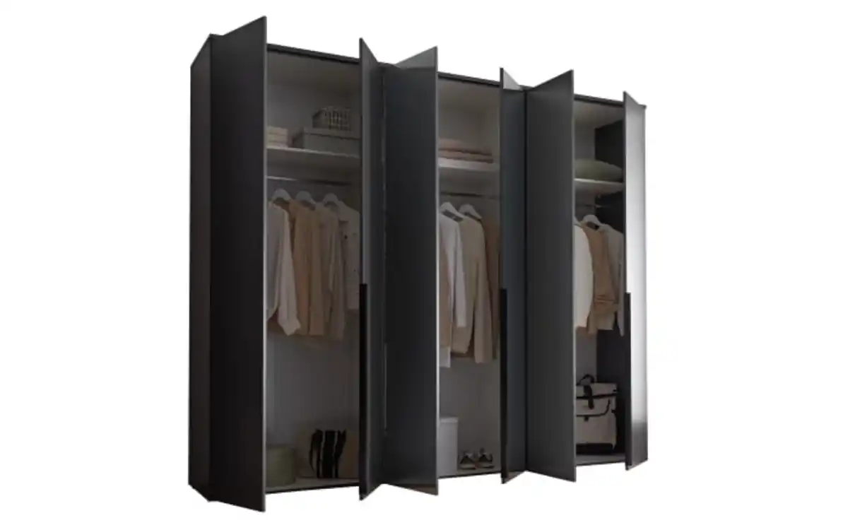 Bild 3 von Pol Power - Drehtürenschrank Kevo, graphit, 270 x 225 cm, inkl. Spiegeltüren