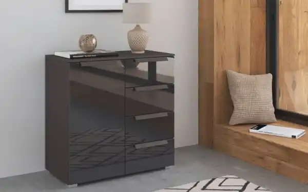 Bild 1 von Vito - Kommode Allstars-Deluxe, graphit/Farbglas basalt