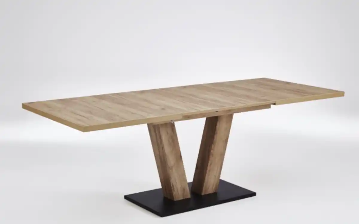 Bild 4 von Niehoff - Essgruppe Oscar, Struktureiche terra-Nachbildung, inkl. ausziehbarer Tischplatte