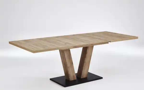 Bild 4 von Niehoff - Essgruppe Oscar, Struktureiche terra-Nachbildung, inkl. ausziehbarer Tischplatte