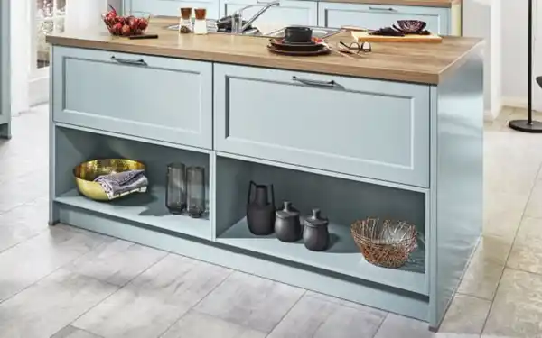 Bild 4 von Impressa - Einbauküche Bristol, Eukalyptus Esche Lack, inkl. Neff Elektrogeräte