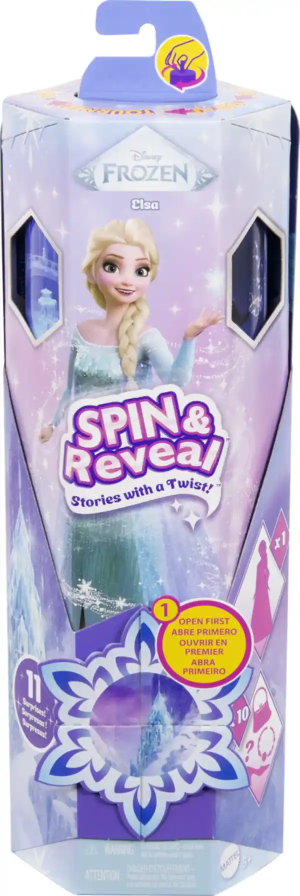Bild 1 von Mattel Disney Die Eiskönigin Spin & Reveal Elsa Puppe