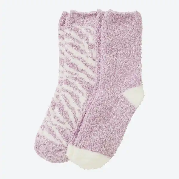 Bild 1 von Damen-Kuschelsocken mit verschiedenen Mustern, 2er-Pack