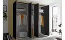 Bild 4 von Pol Power - Drehtürenschrank Kevo, graphit, 225 x 225 cm, inkl. Spiegeltür