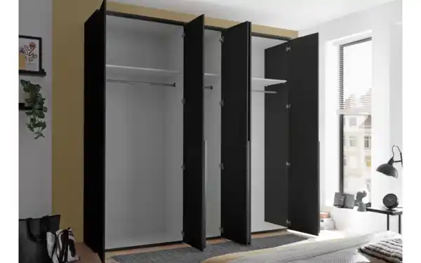 Bild 3 von Pol Power - Drehtürenschrank Kevo, graphit, 225 x 225 cm, inkl. Spiegeltür