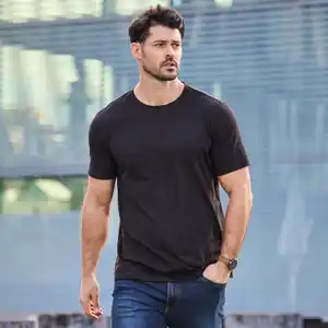 Herren-T-Shirt mit Rundhalsausschnitt, 2er-Pack