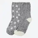 Bild 1 von Damen-Kuschelsocken mit Muster, 2er-Pack