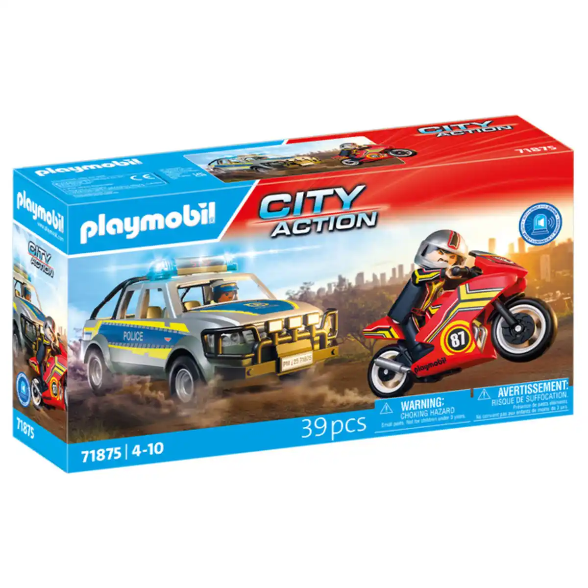 Bild 1 von Playmobil&#174; 71875 - Verfolgungsjagd mit Polizei PickUp