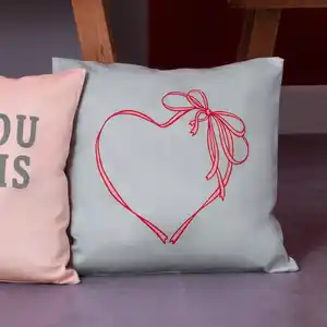 Kissenhülle aus Samt, ca. 40x40 cm