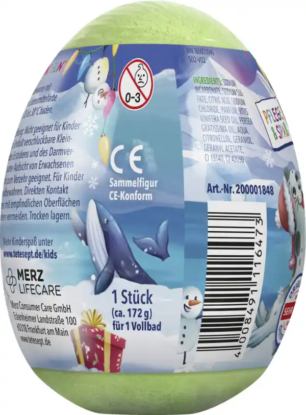 Bild 2 von tetesept Kids Badeüberraschung Polar Weihnacht