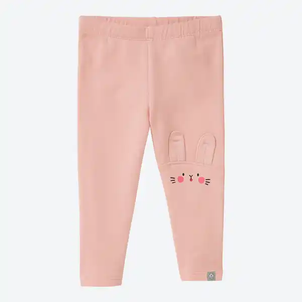 Bild 1 von Baby-Mädchen-Leggings mit Hasengesicht