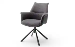 Armlehnenstuhl Konya, anthrazit
