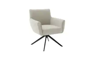 MCA furniture - Armlehnstuhl Wilson, creme, inkl.360° Drehfunktion