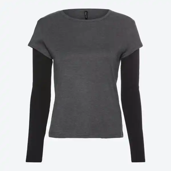 Bild 3 von Damen-Langarmshirt mit Waffel-Struktur