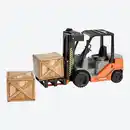Bild 2 von Happy People Spielzeug-Gabelstapler, ca. 24 cm