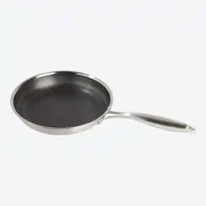 Edelstahlpfanne mit Wabenstruktur