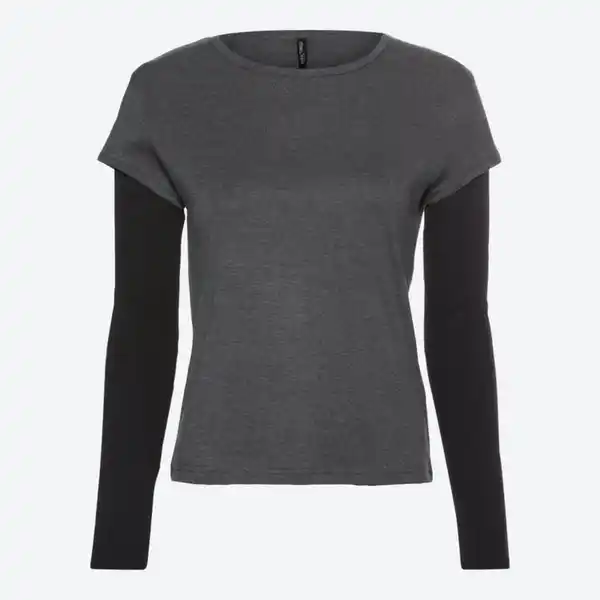 Bild 2 von Damen-Langarmshirt mit Waffel-Struktur