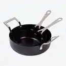 Bild 2 von Servierpfännchen-Set aus Edelstahl, 3-teilig