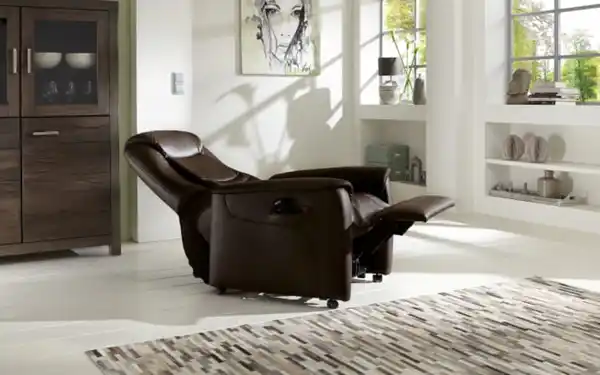 Bild 4 von Hukla - Leder-Fernsehsessel HU-RV15024, braun, inkl. Funktionen