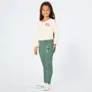 Bild 1 von Kinder-Mädchen-Sweatleggings mit elastischem Bund