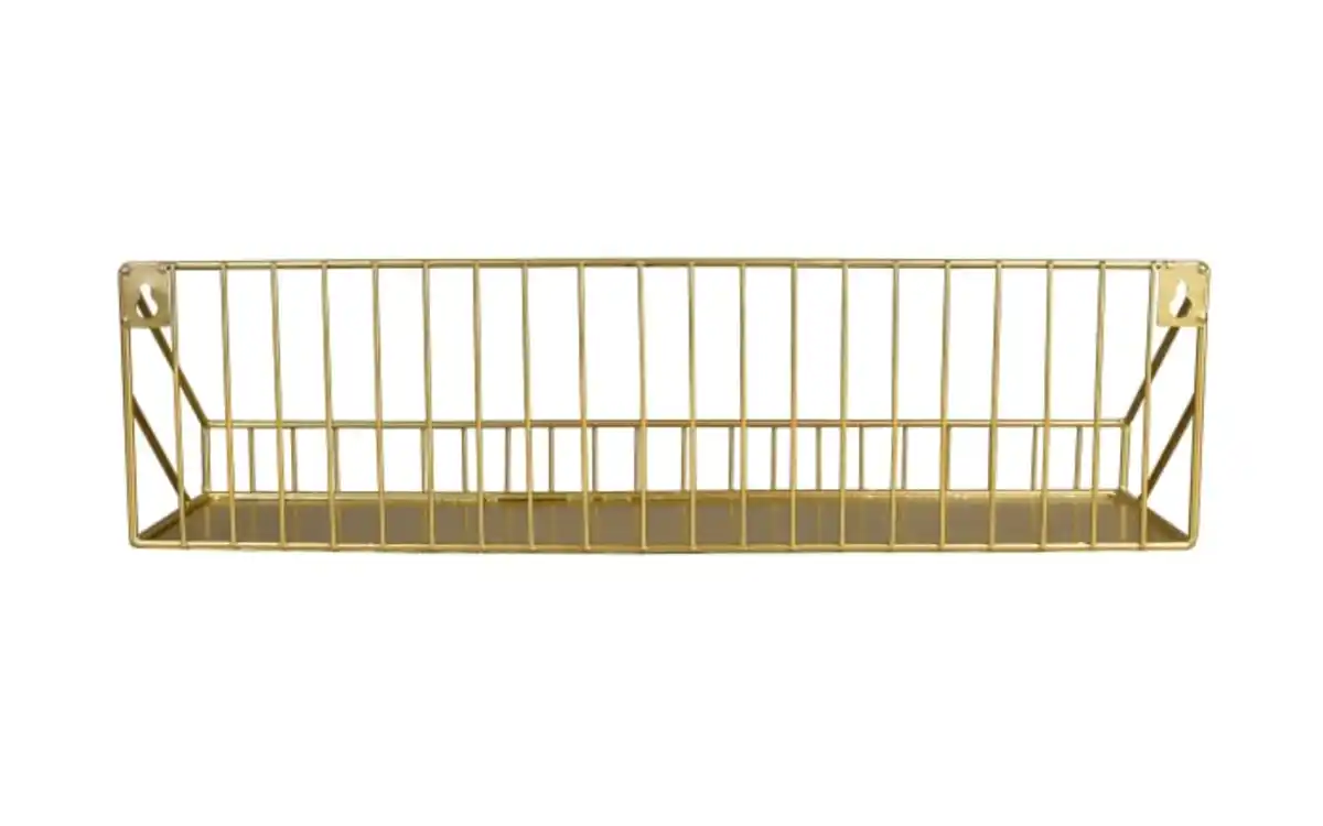 Bild 3 von Wandregal Fiona in Goldfarbig, 45 x 12 cm