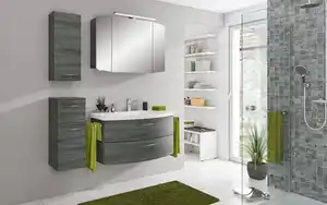 Pelipal - Bad-Einrichtung Casablanca in Sangallo grau quer Nachbildung