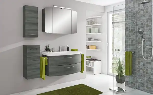 Bild 1 von Pelipal - Bad-Einrichtung Casablanca in Sangallo grau quer Nachbildung