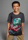 Bild 1 von KIDSWORLD T-Shirt LITTLE LIZARD Fotodruck, Grau