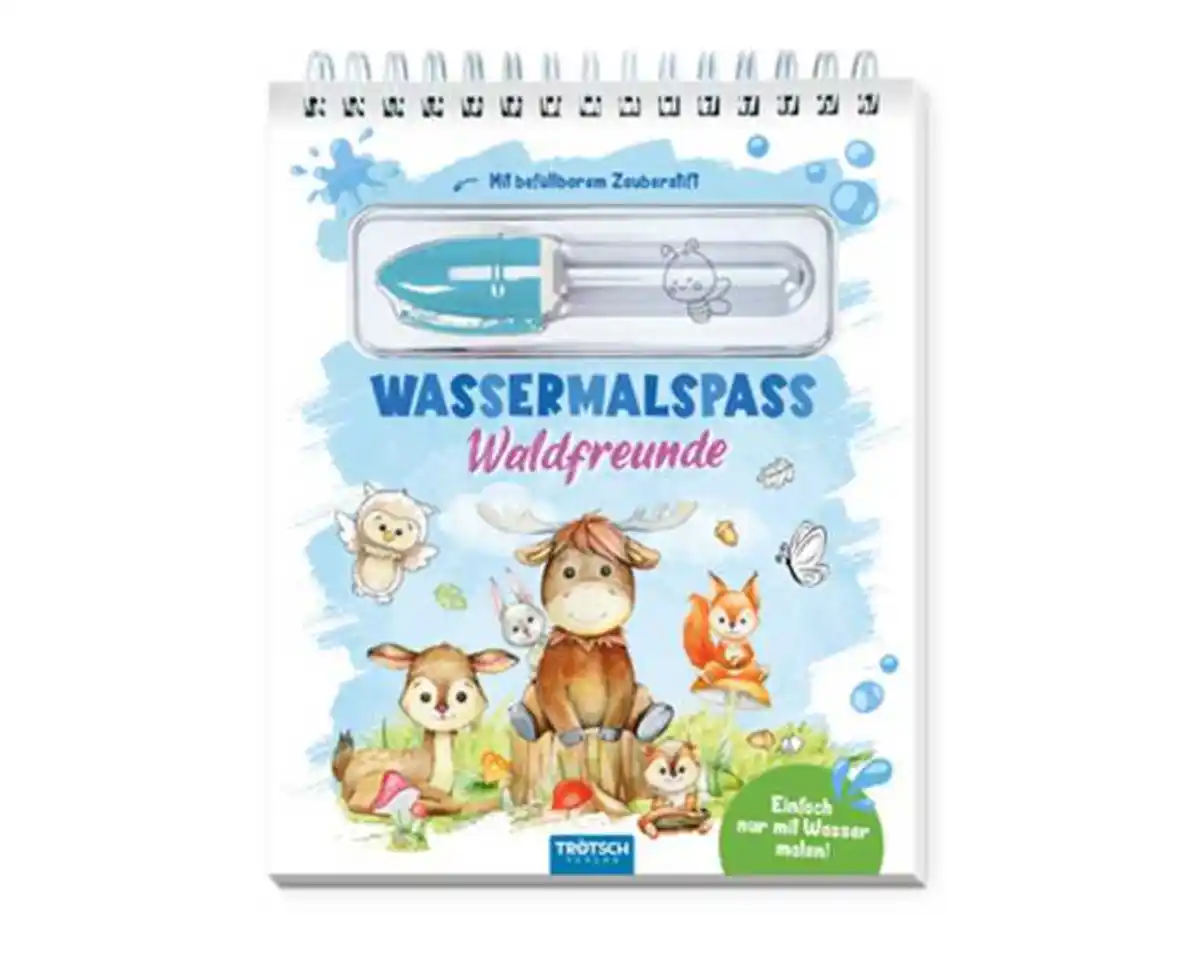 Bild 1 von Zauber-Malbuch Waldfreunde, Wassermalspaß