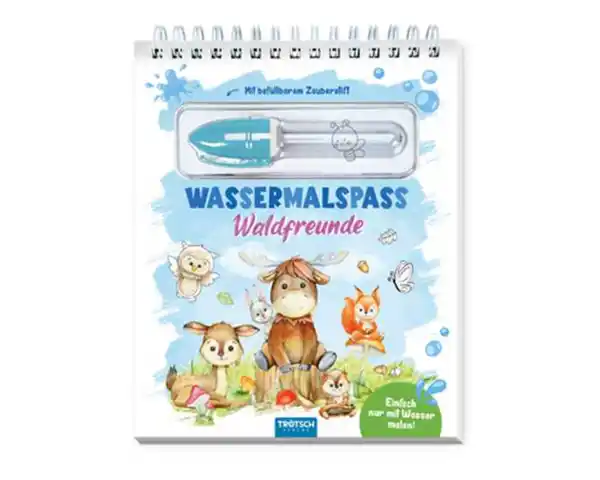 Bild 1 von Zauber-Malbuch Waldfreunde, Wassermalspaß